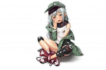 Картинка аниме unknown +другое+ девушка взгляд фон