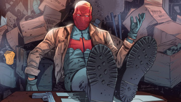 Картинка рисованное комиксы red hood and the outlaws