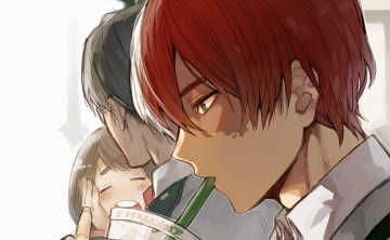 Картинка аниме boku+no+hero+academia шото