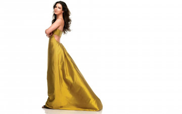 Картинка девушки evangeline+lilly шлейф улыбка актриса платье