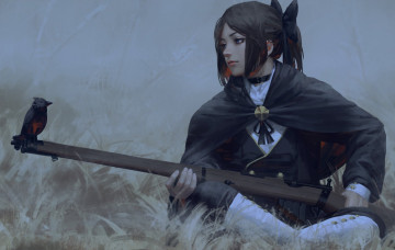 Картинка аниме оружие +техника +технологии guweiz