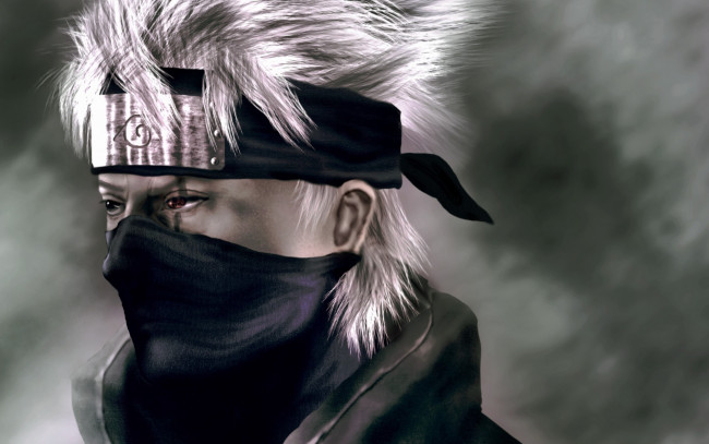 Обои картинки фото аниме, naruto, какаши