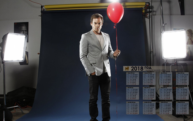 Обои картинки фото maykl s holl, календари, знаменитости, актер, 2018, мужчина