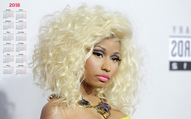 Обои картинки фото niki minazh, календари, знаменитости, певица, женщина, 2018