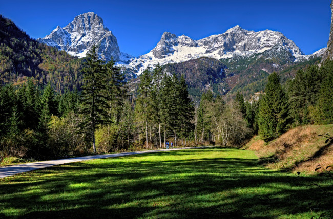 Обои картинки фото природа, горы, простор