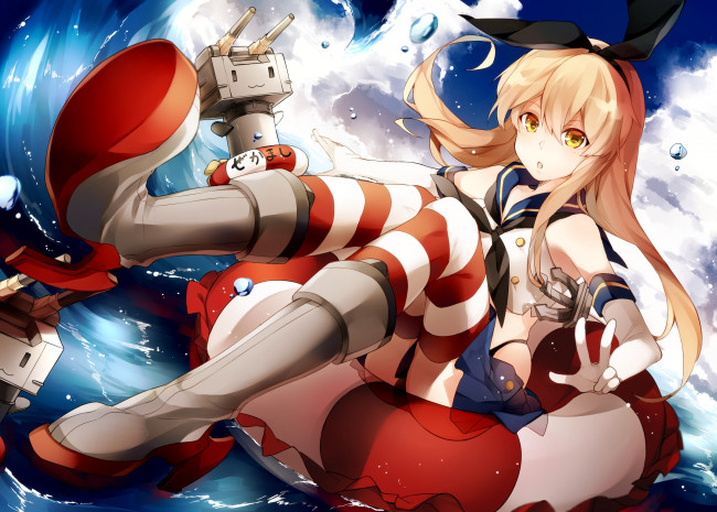 Обои картинки фото аниме, kantai collection, kantai, collection