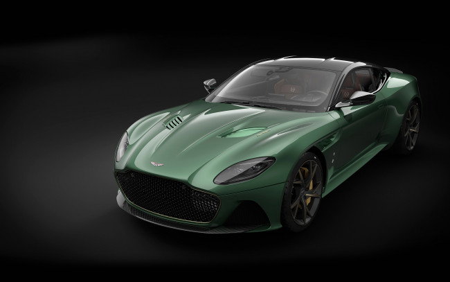 Обои картинки фото 2019 aston martin dbs 59, автомобили, aston martin, британские, зеленый, роскошные, тюнинг, спортивные, купе, dbs, 59, aston, martin