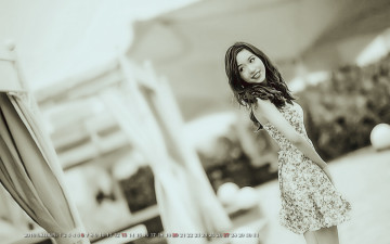 Картинка календари компьютерный+дизайн 2019 calendar женщина девушка азиатка