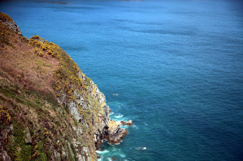 Картинка бретань франция природа побережье