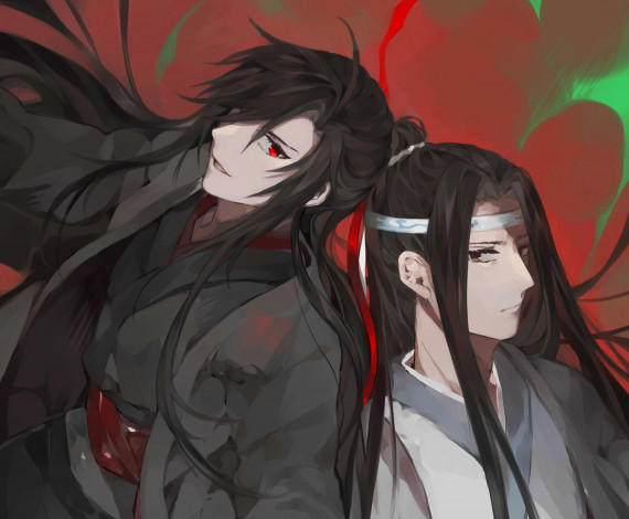 Обои картинки фото аниме, mo dao zu shi, the, untamed, неукротимый, повелитель, чэньцин, мосян, тунсю, mo, dao, zu, shi, магистр, дьявольского, культа