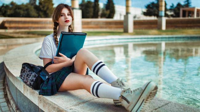 Обои картинки фото девушки, - блондинки,  светловолосые, paula