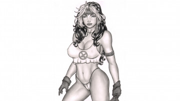 Картинка рисованное elberty+oliveira девушка фон взгляд униформа