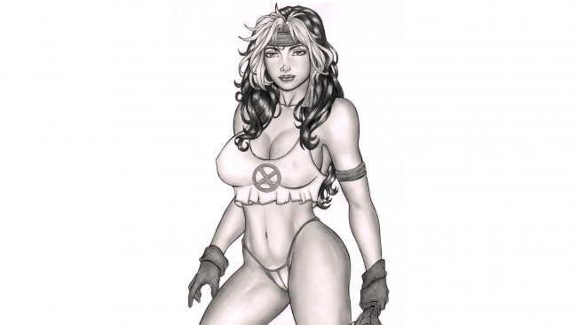 Обои картинки фото рисованное, elberty oliveira, девушка, фон, взгляд, униформа