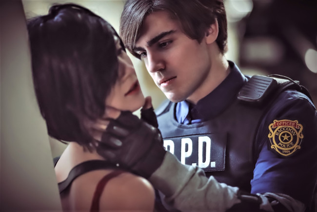 Обои картинки фото разное, мужчина женщина, ксана, станкевич, ада, вонг, образы, полицейский