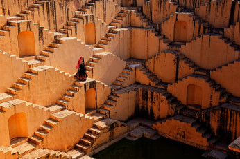 Картинка разное элементы+архитектуры индия на открытом воздухе здание лестница женщины stepwell