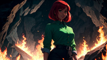 Картинка фэнтези девушки нейросети графика нейроарт ai art нейронные сети рисунки нейро искусство