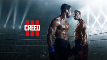 Картинка creed+iii+ +2023+ кино+фильмы creed+iii крид драма майкл б джордан спорт третья часть постер jonathan majors michael b jordan adonis damian