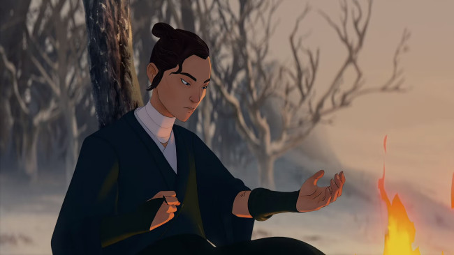 Обои картинки фото blue eye samurai , сериал 2023, мультфильмы, blue eye samurai, мультсериал, голубоглазый, самурай, netflix, blue, eye, samurai, michael, green, amber, noizumi