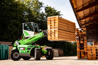 обоя техника, автопогрузчики, sennebogen