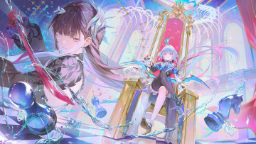 обоя аниме, honkai,  star rail, девушка