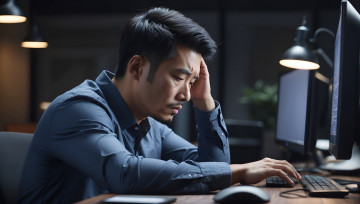 Картинка 3д+графика люди+ people компьютеры азиат поза