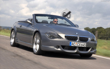 обоя автомобили, bmw, серый, кабриолет, скорость, дорога, шоссе