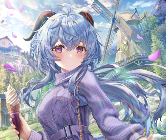 Обои картинки фото аниме, genshin impact, девушка
