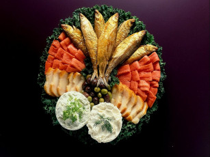 Картинка еда рыбные блюда морепродуктами