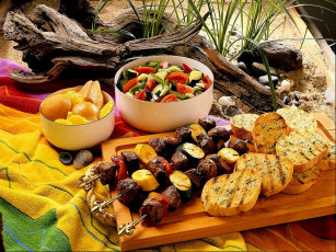 Картинка еда шашлык барбекю