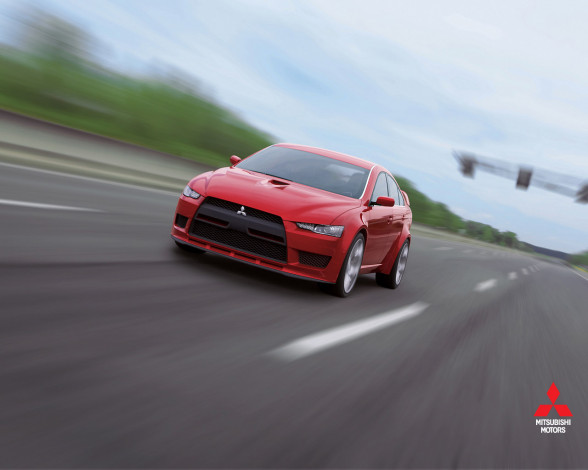 Обои картинки фото автомобили, mitsubishi