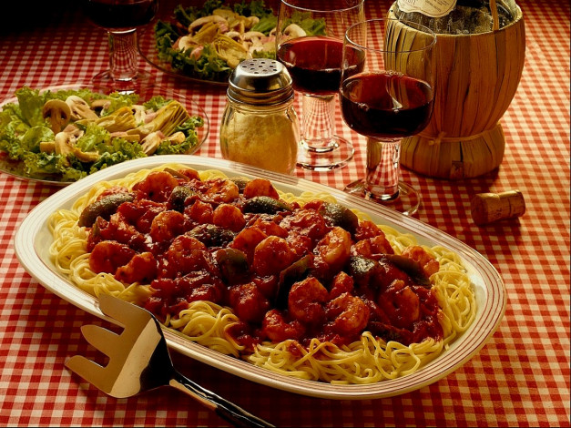 Обои картинки фото еда, макаронные, блюда