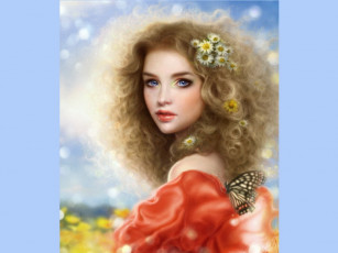 Картинка фэнтези девушки