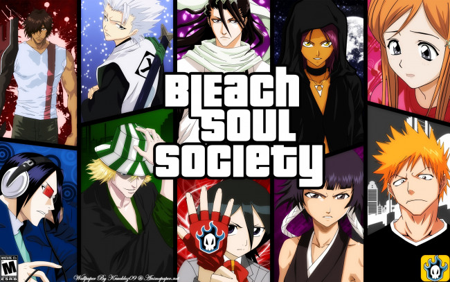 Обои картинки фото аниме, bleach
