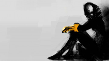 Картинка видео игры mass effect tali zorah