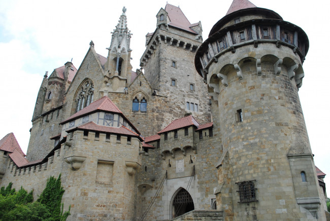 Обои картинки фото burg, kreuzenstein, austria, города, дворцы, замки, крепости, замок, башни