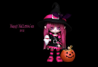 Картинка 3д графика holidays праздники тыква