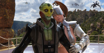 Картинка 3д графика fantasy фантазия девушка существо