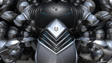 Картинка 3д графика fractal фракталы узор фон