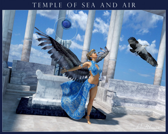 Обои картинки фото 3д, графика, angel, ангел, птица, крилья, девушка