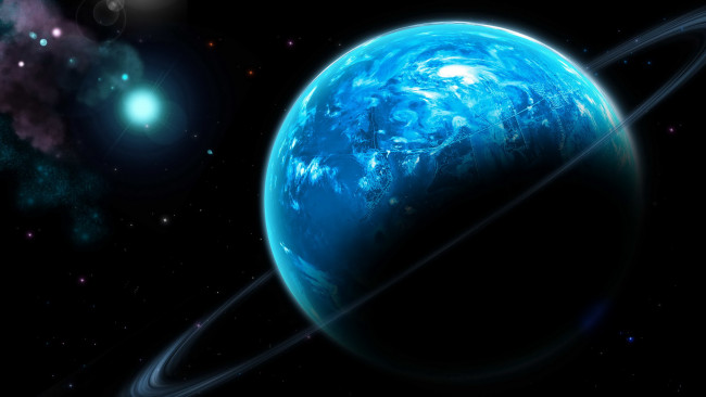 Обои картинки фото космос, арт, планеты