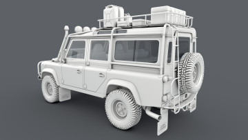 Картинка автомобили 3д джип