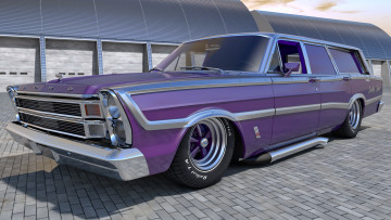 Картинка автомобили 3д squire country ford 1966