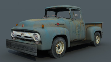 Картинка автомобили 3д wip wrecker 02 f100 ford