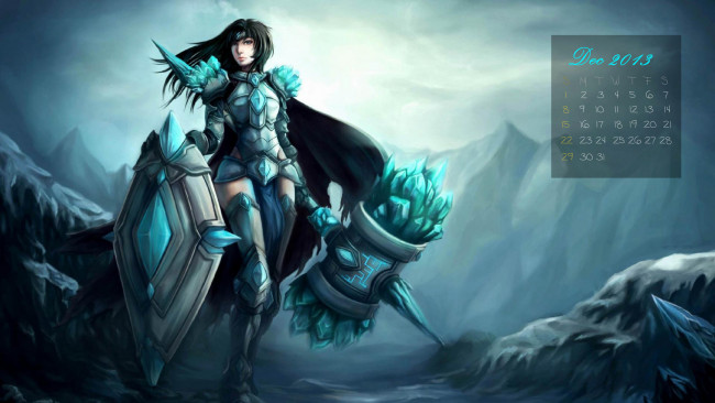 Обои картинки фото календари, видеоигры, девушка