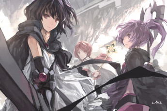 Картинка аниме pixiv+fantasia swd3e2 pffk девушки арт paradise