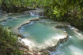 Картинка природа реки озера лес ручей каскад