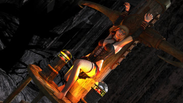 Картинка 3д+графика фантазия+ fantasy фон взгляд девушка