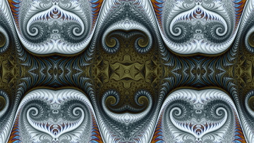 Картинка 3д+графика фракталы+ fractal фон узор цвета