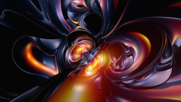 Картинка 3д+графика фракталы+ fractal узор фон цвета