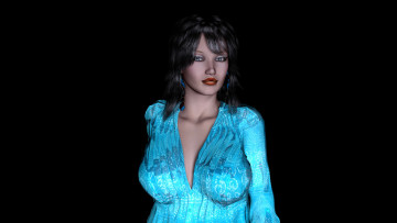 Картинка 3д+графика люди+ people взгляд девушка фон